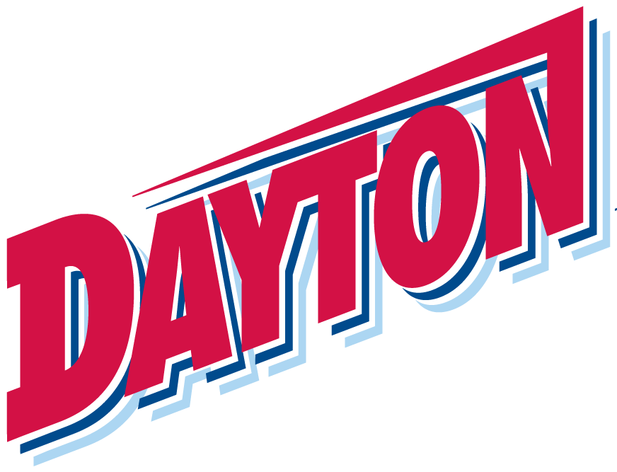 Dayton Flyers 1995-2013 Wordmark Logo heat sticker